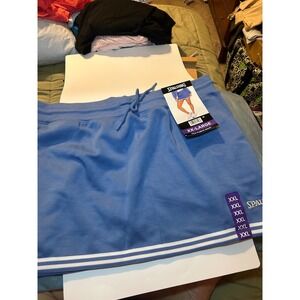 Spalding Womens Tech Skort Blue Athletic Tennis Golf Skirt XXL New